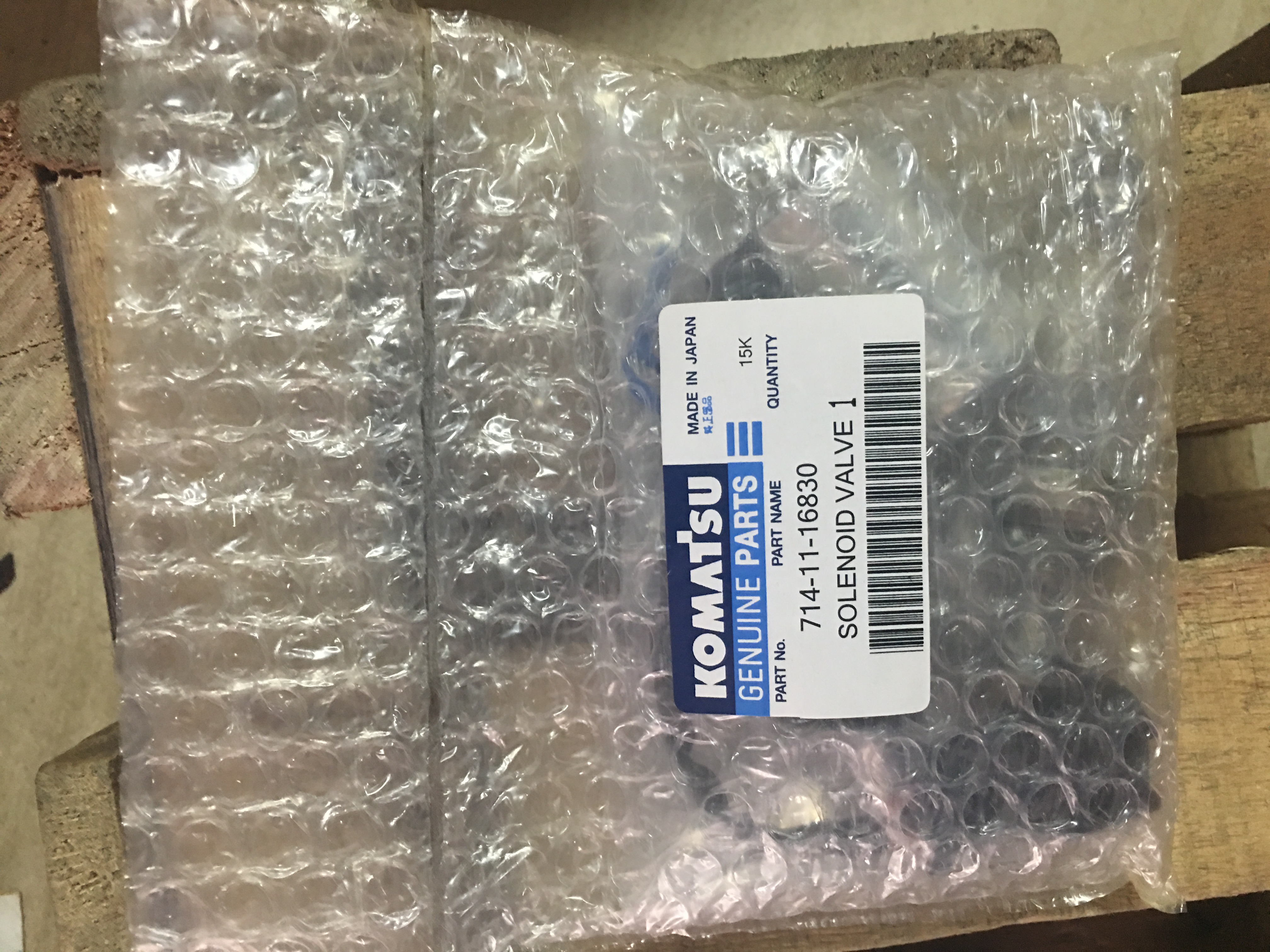 JUAL SOLENOID VALVE GENUINE KOMATSU WA180-3
